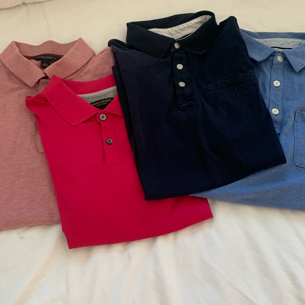 (4) Men's Banana Republic Shirts